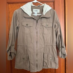 Daytrip Taupe Hooded Jacket